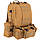 Великий військовий рюкзак чорний з підсумками 50-60 Літрів, Рейдовий рюкзак Silver Knight, Молі, фото 8