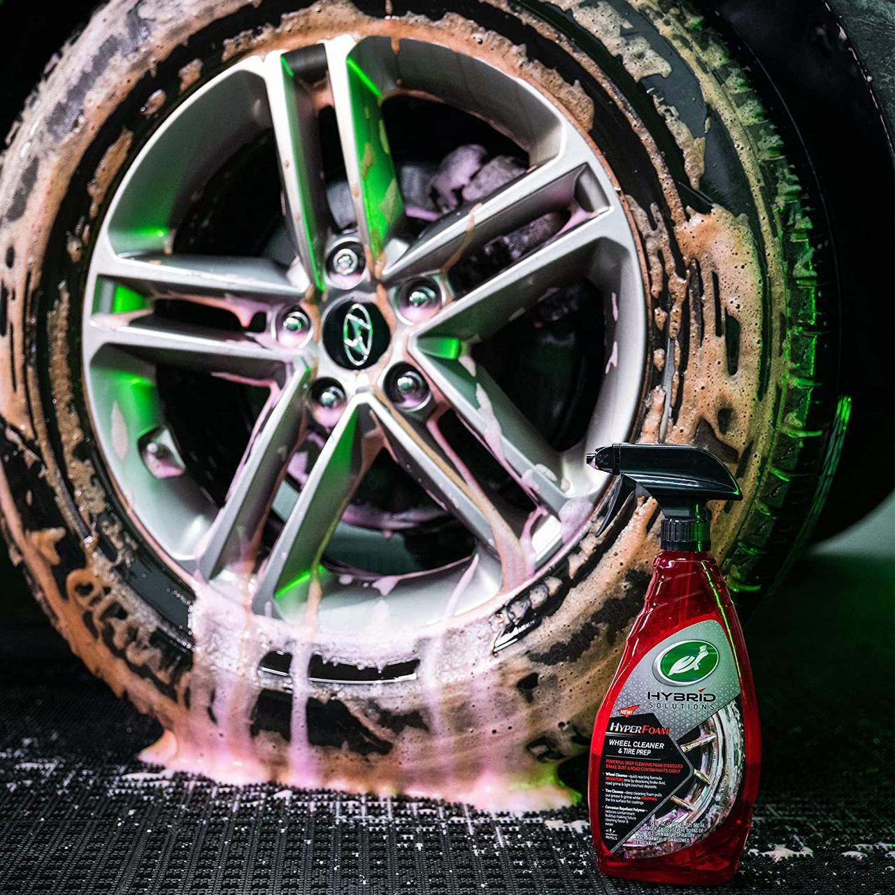 Очиститель дисков и резины Hybrid Solutions Hyper Foam Wheel & Tire Cleaner Turtle Wax - фото 4 - id-p1774696542