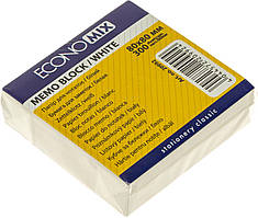 Блок/зам. нкл 80х80мм 300арк. білий "Economix" №E20992(54)