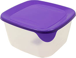 Контейнер для харч. прод. пласт. прозорий "Фаворит" 1300мл квадр.БП-056(60)