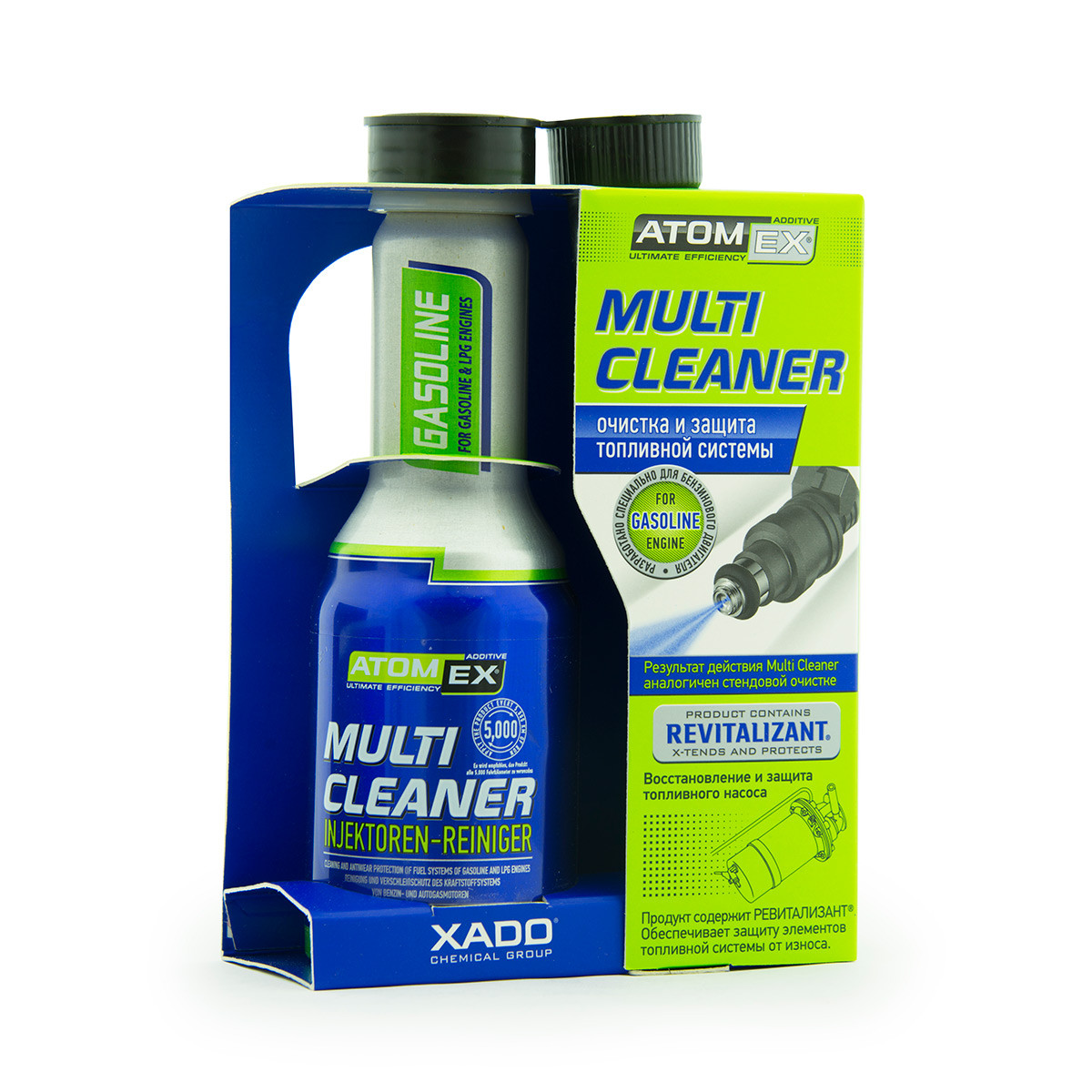 XADO Очисник паливної системи бензин Atomex Multi Cleaner 250мл XA 40013