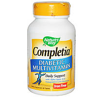 Вітаміни для діабетиків Nature's Way, Completia, без заліза, 90 таблеток