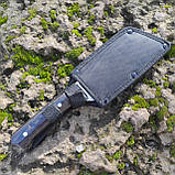 Ніж нескладний Knife Axe Black, фото 6