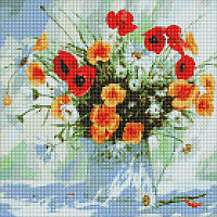 Алмазна мозаїка "Відтінки літа"  AMO7075 40х40