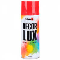 Краска красная 450мл акриловая Decor Lux NOWAX ( ) NX48022-NOWAX