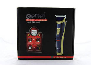 Машинка для стриження волосся GEMEI GM 6005 акумуляторна