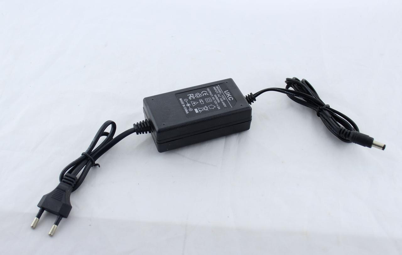 Мережевий адаптер 12V 2A BIG/GOOD (роз'єм 5.5*2.5 mm), блок живлення, зарядний пристрій