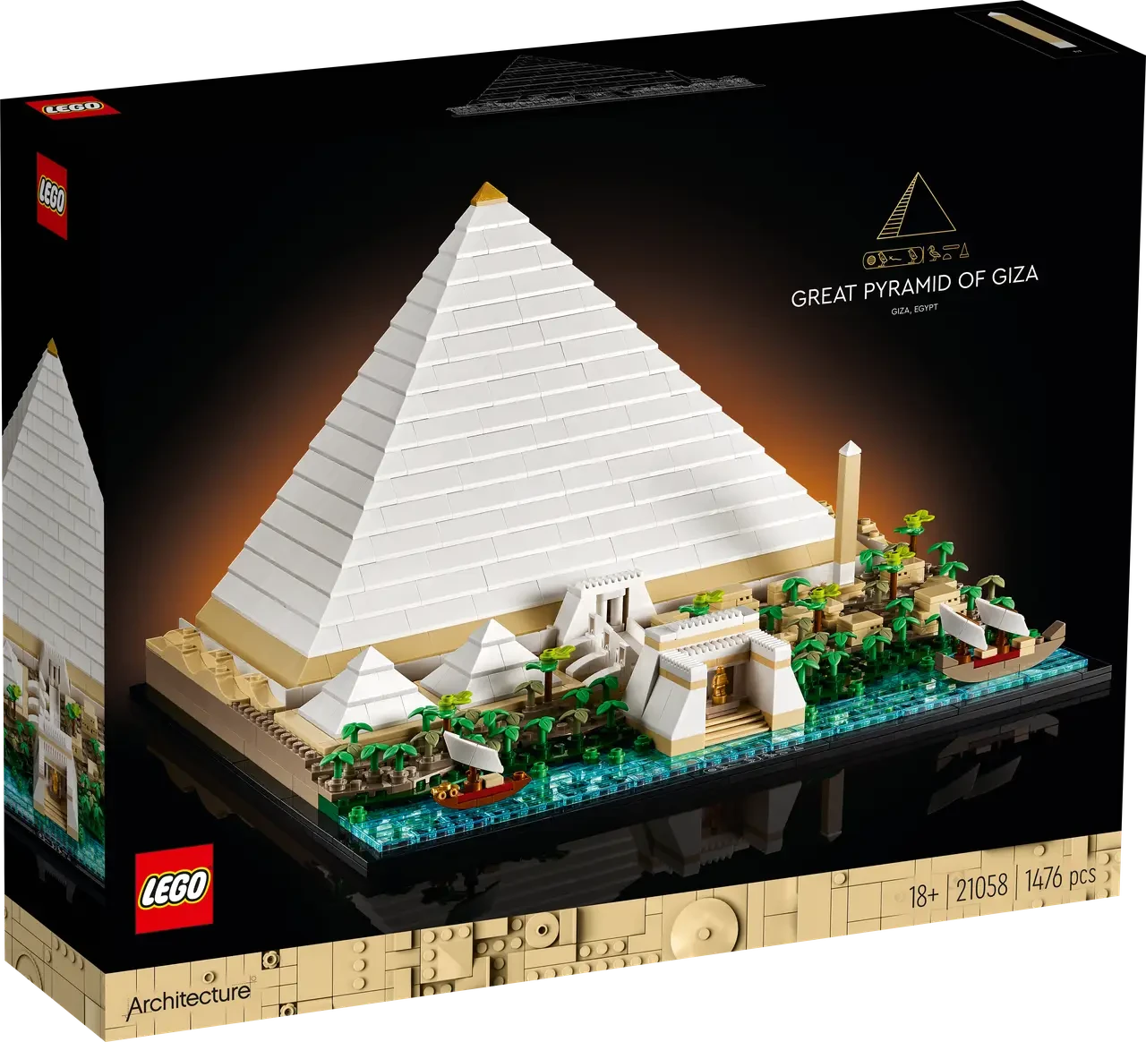 Конструктор LEGO Architecture 21058 лего Піраміда Хеопса