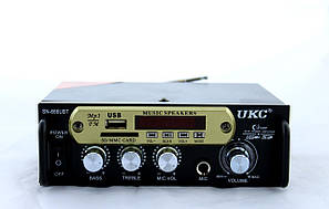 Підсилювач UKC AMP SN 666 BT / Підсилювач звуку / FM USB Блютуз + Караоке / Підсилювач з Bluetooth, фото 2