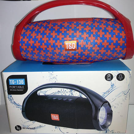 Портативна Bluetooth-колонка TG-136, фото 2