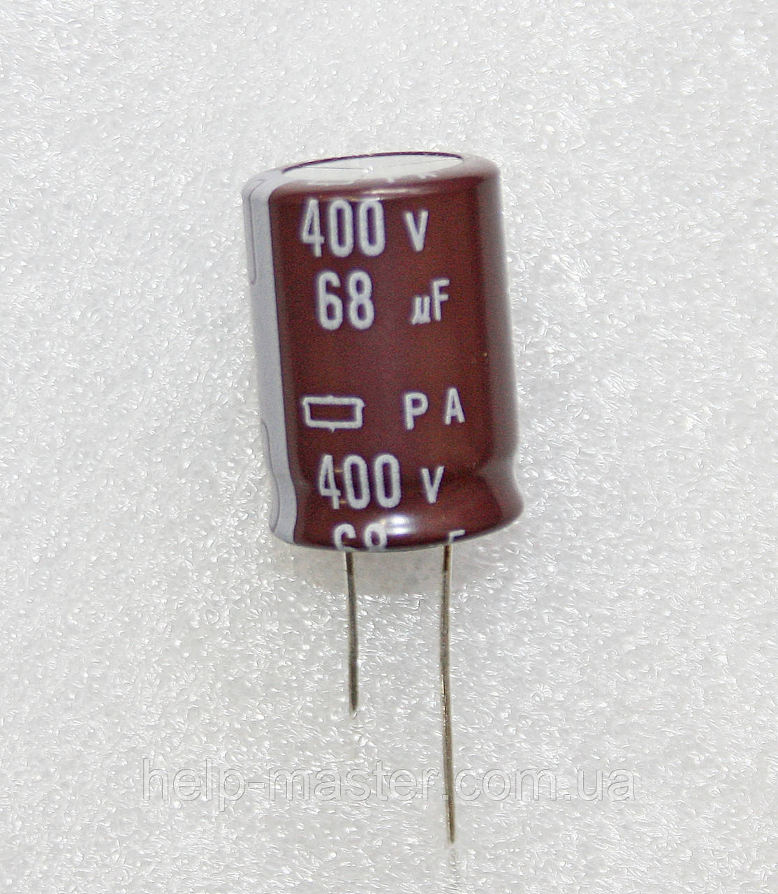 Конденсатор електролітичний 68мкф-400v (105°C)