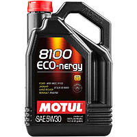 Масло моторное синтетическое 5л 5W-30 8100 ECO-nergy MOTUL (BYD Амулет) 102898-MOTUL