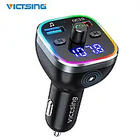 Радиоадаптер для авто VicTsing BH378 Bluetooth V5.0 FM-передатчик, зарядное устройство