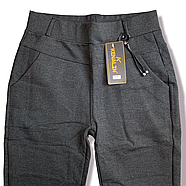 Штани жіночі з бавовни з бамбуком Kenalin, розмір XL, сірі, 9700-3, фото 2