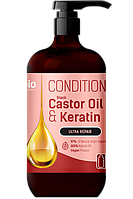 Кондиціонер для волосся Bio Naturel 946мл Black Castor Oil & Keratin