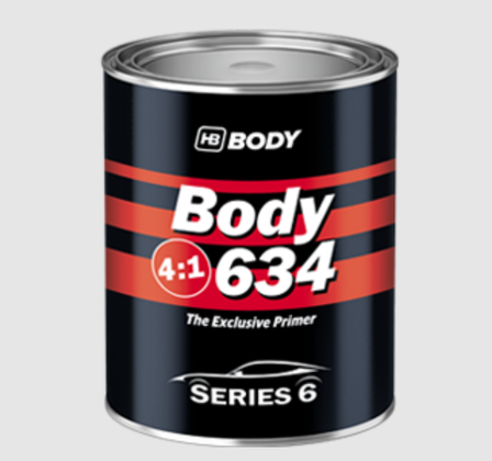 Body 634 Proline Грунт-наповнювач (O.E.M./E-COAT, пластик, всі види металів)  сірий 0,8л, фото 2