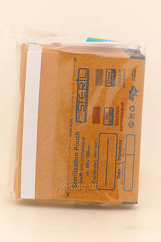 ProSteril Крафт-пакети для стерилізації КОРИЧНЕВІ, 60х100, упаковка 100 шт