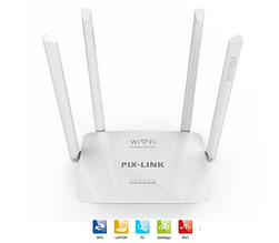 Репітер- маршрутизатор ROUTER PIX LINK LV-WR08 2,4G 300MBPS