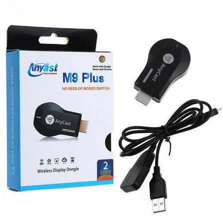 Медіаплеєр Screen mirroring HDMI харчування M9 від USB, фото 2