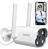 Б/У Зовнішня камера спостереження GNCC, WiFi-камера T1, 1080P, IP-камера спостереження з функцією Smart Motion