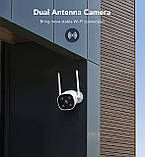 Зовнішня камера спостереження GNCC, WiFi-камера T1, 1080P, IP-камера спостереження з функцією Smart Motion, фото 5