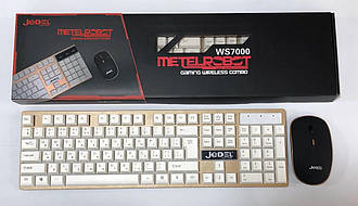 Клавіатура бездротова JEDEL RWS7000 + мишка