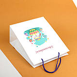 Великодні пакети подарункові дитячі 150*90*210 Паперові пакети для подарунків з ручками "Крашанки", фото 6