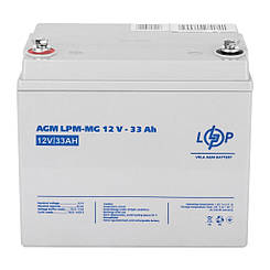 Акумулятор мультигелевий (AGM) LPM-MG 12V - 33 Ah