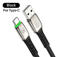 Кабель для Быстрой Зарядки смартфона телефона QC3.0 USB - Type-C 1м. F54-B. Зарядный провод шнур ЮСБ на Тайп С