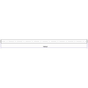 Поручень для басейну Emaux L150 (150 см), AISI-304, фото 4