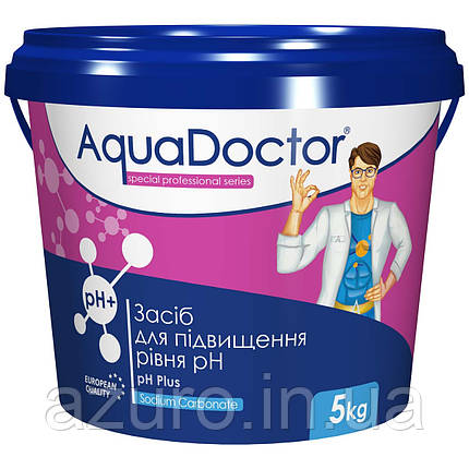 Засіб для підвищення рН в басейні AquaDoctor pH Plus 5 кг (гранули), фото 1