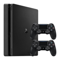 Консоль Sony PlayStation 4 Slim 500GB Black Б/У + Геймпад DualShock 4 Version 2 Black Б/У Хороший