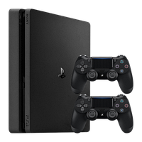 Консоль Sony PlayStation 4 Slim 1TB Black Б/У + Геймпад DualShock 4 Version 2 Black Б/У Хороший