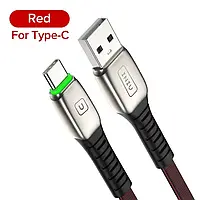 Кабель для Быстрой Зарядки смартфона телефона QC3.0 USB - Type-C 1м. F54-R. Зарядный провод шнур ЮСБ на Тайп С