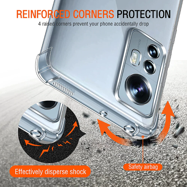 Протиударний прозорий чохол для Xiaomi 12 Lite