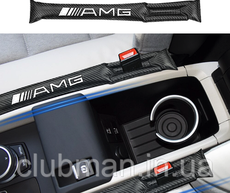 Вставка ущільнювач між сидіннями AMG Mercedes-Benz (Мерседес) Карбон, фото 1