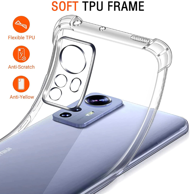 Протиударний прозорий чохол для Xiaomi 12 Lite