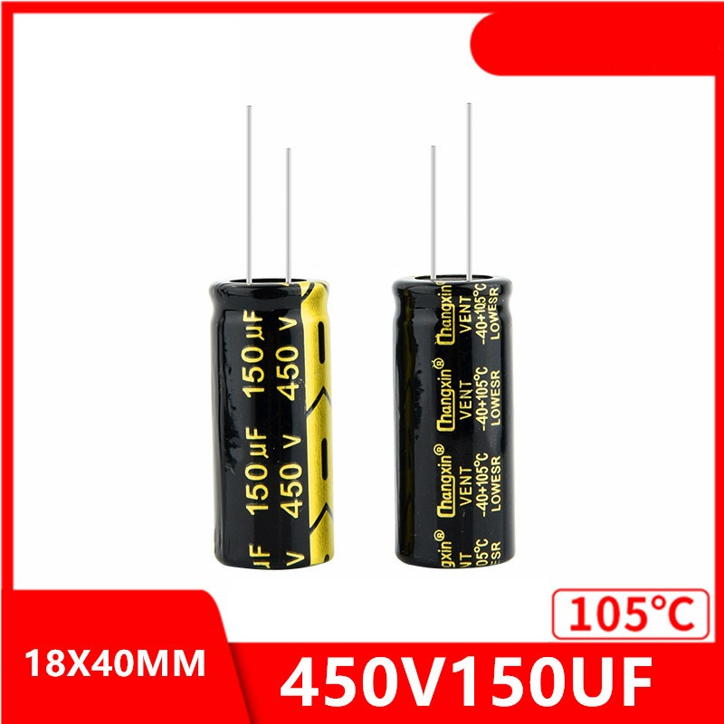 Конденсатор 150uF 450V 150мкФ 450В 18mm X 40mm