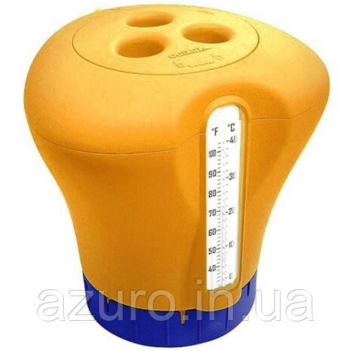 Дозатор Kokido K619BU (табл. 75 мм) помаранчевий з термометром