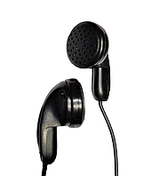 Навушники вкладиші провідні з мікрофоном гарнітура чорні