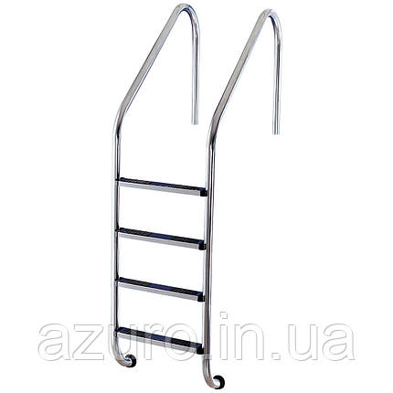 Сходи для басейну Flexinox Overflow (4 сходинки), для широкого борту, AISI-304, фото 1