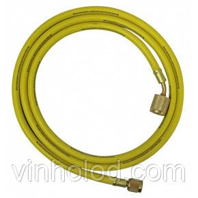 Комплект зарядних шлангів Mstercool MC-41362 (90см. 1/4"SAE х 1/4"SAE, жовтий), фото 2