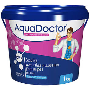 Засіб для підвищення рН в басейні AquaDoctor pH Plus 1 кг (гранули), фото 1