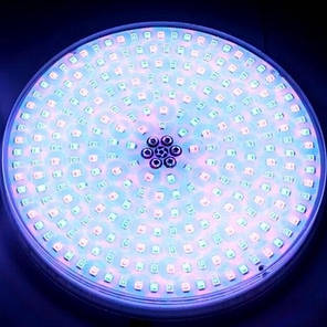 Лампа світлодіодна для прожектора Aquaviva 252 LED 18 Вт RGB, фото 2