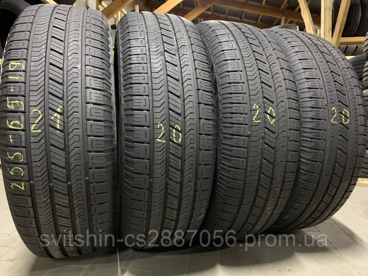 Літні шини 255/65R19 Continental CrossContact RX 7,5мм 20/21рік