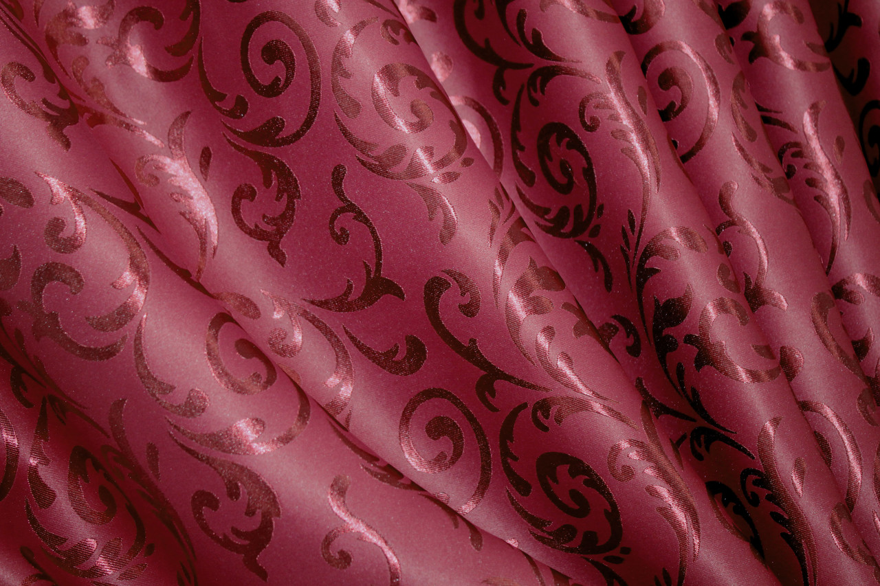 Шторна тканина блекаут. Висота 2,8м. Колір бордовий. Код 1099ш, фото 1