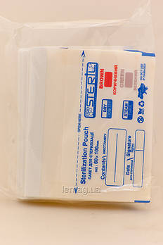 ProSteril Крафт-пакети для стерилізації БІЛІ, 60х100, упаковка 100 шт