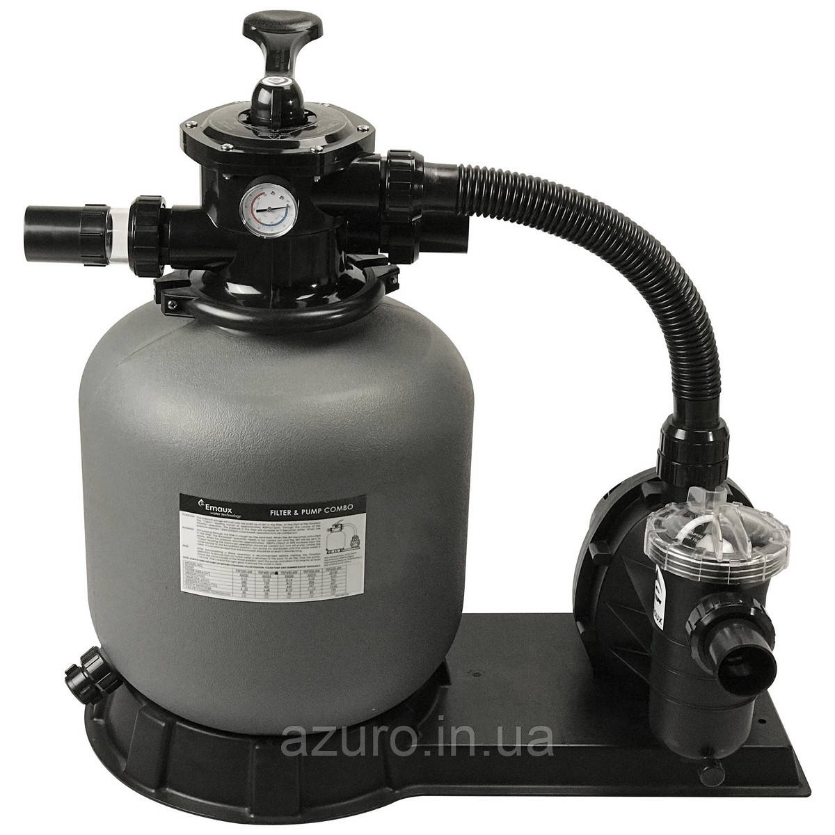 Emaux Фільтраційна установка Emaux FSP650-SS100 (15.6 м3/год, D627)