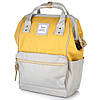 Жіночий рюкзак Himawari 9001 grey/yellow, фото 6
