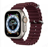 Силиконовый ремешок для Apple Watch. Цвет Wine red